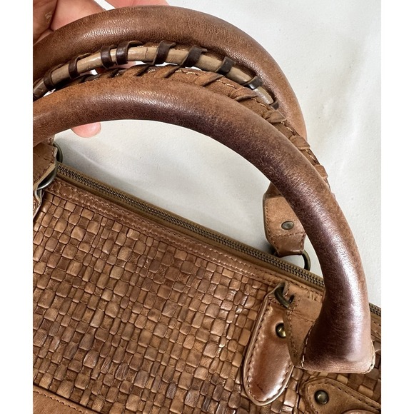 Liebeskind Berlín Women's Soft Pebble Leather Shoulder Satchel Bag Brown - Picture 9 of 16